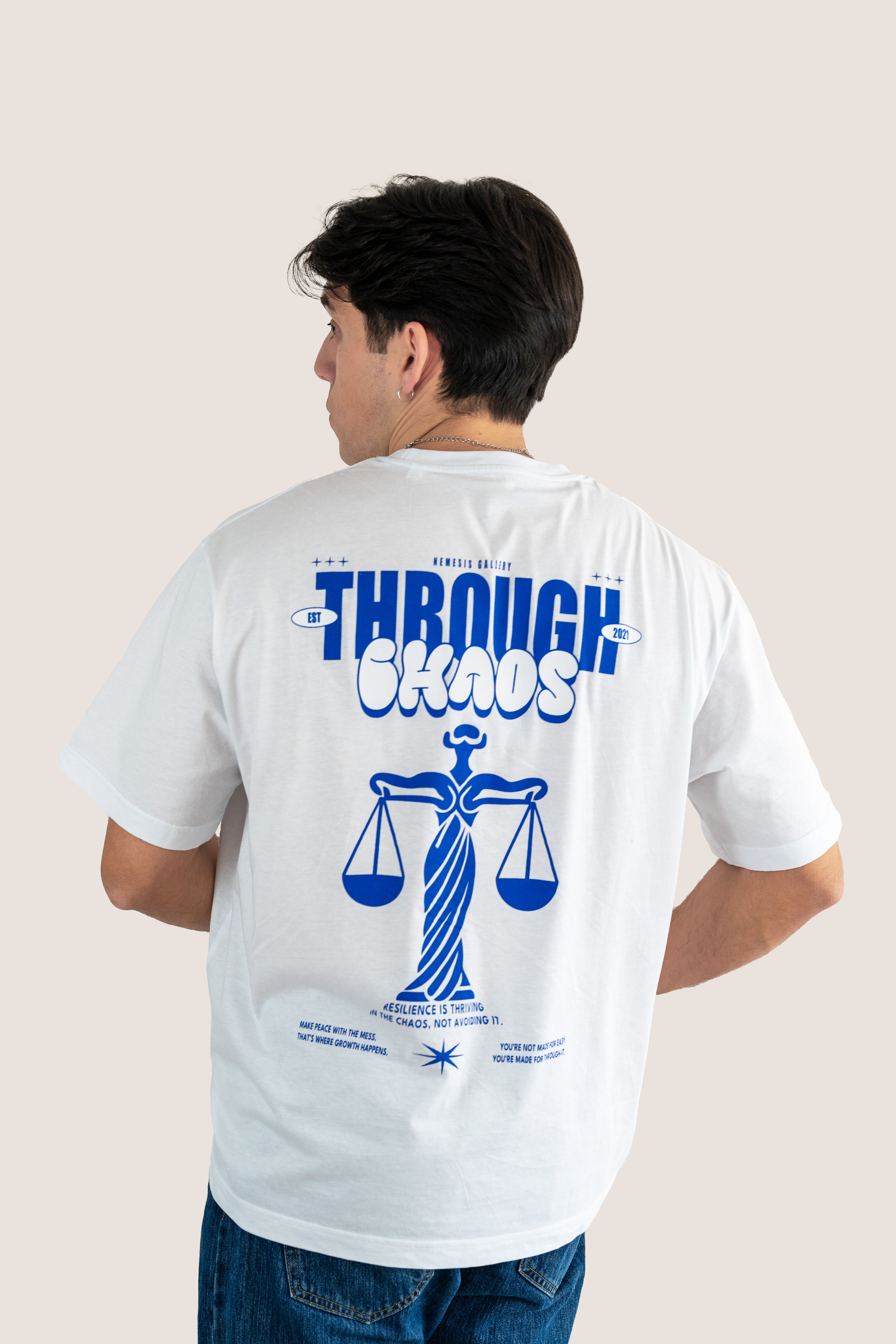 Through Chaos White Shirt