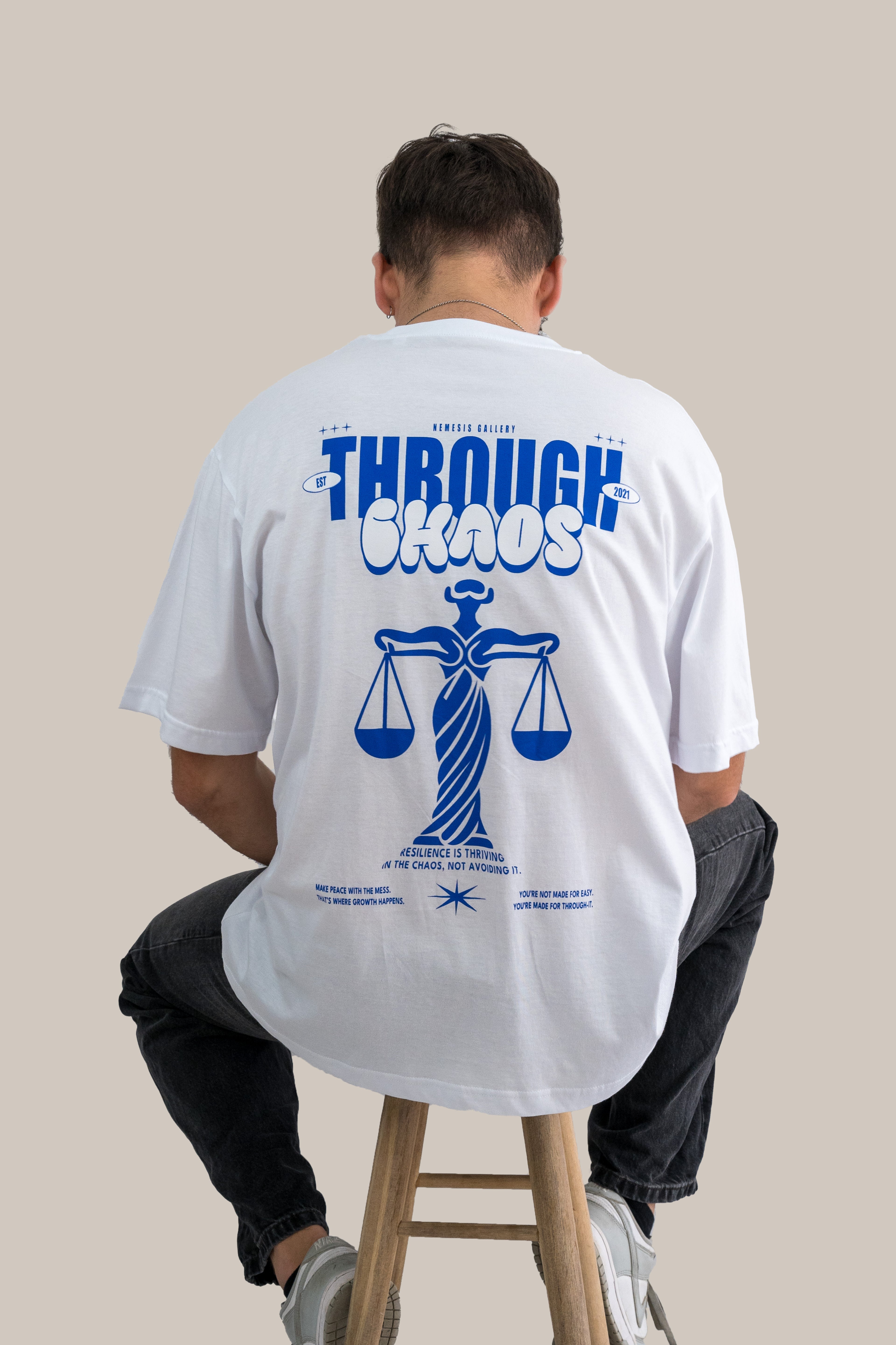 Through Chaos White Shirt